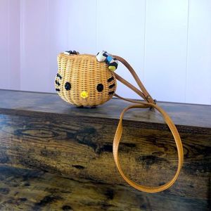 Hello Kitty Wicker Bag- Mini
